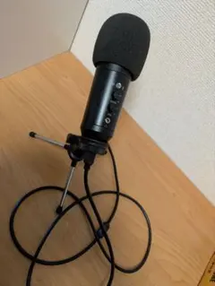 コンデンサーマイク ゲーミングマイク 卓上マイク 三脚スタンド付き