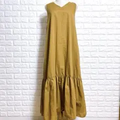 5738 アズノウアズピンキー マキシ丈 ワンピース M ノースリーブ フレアのサムネイル