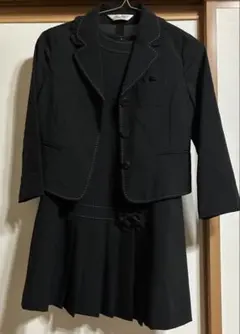 フォーマルスーツ ブラック ジャケットとドレスセット　サイズ130