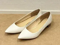 チャンキーヒールパンプス