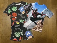 H&M★marvel★Tシャツとハーフパンツ3点セット