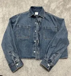 spick&span ショートデニムシャツ