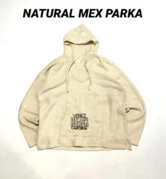 80’s~90’s プリント メキシカンパーカー　スーベニア 単色　ヴィンテージ