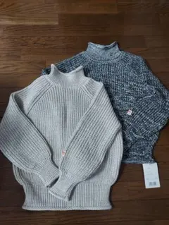 JaVa タートルネックセーター 2色セット