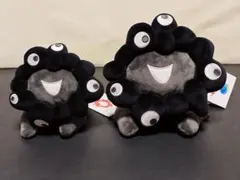 黒ミャクミャク 這い型 ぬいぐるみ S M タグ付き セット 大阪関西万博
