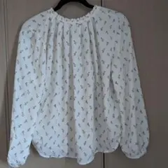 【おすすめ】アースミュージックアンドエコロジー/ホワイト/フラワープリント/長袖