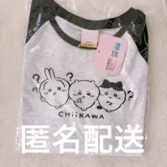 新品⭐️ちいかわTシャツ グレー×ネイビー ちいかわ　ハチワレ　うさぎ　Mサイズ