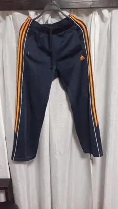 adidas ジャージパンツ ネイビー/オレンジ