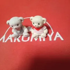 くまの置物 2体セットのサムネイル