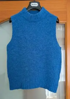 MaxMara Weekend 青 ニットベスト S