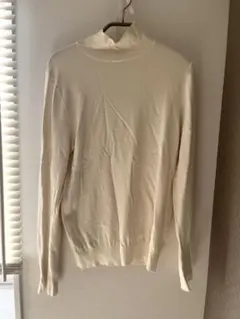 ZARA アイボリー 長袖ニットセーター L