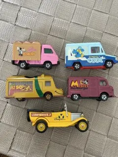 ディズニー ミニカー 5台セット トラック