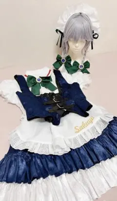 十六夜咲夜 コスプレ 衣装 ウィッグ付き - メルカリ
