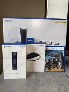 R*フ様 PlayStation 5 本体 + スタンド + 充電器ドック +