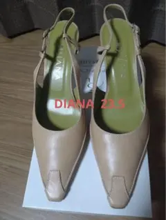 DIANA ベージュ 23.5cm ヒール7センチ