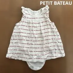 PETIT BATEAU オーガニックコットン ワンピース 6mのサムネイル