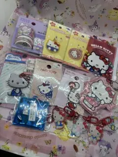 キティ マステ キーホルダー ワッペン ケース アンブレラチャーム