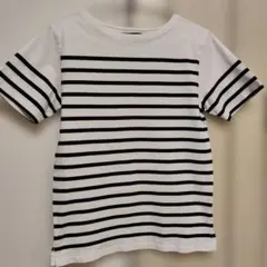 HARE ボーダー 半袖 Tシャツ ホワイト ブラック Sのサムネイル