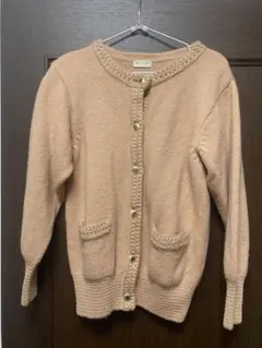 WEAVE サーモンピンクカーディガン 長袖