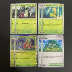 メガシンフォニア　チコリータ　ベイリーフ　メガニウム　活力の森　各2枚