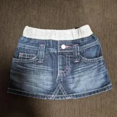 Lee デニムスカート 100cm ピンクステッチのサムネイル