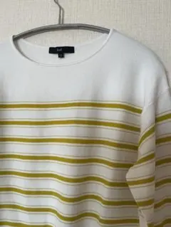 ラエフ　ボーダー長袖セーター