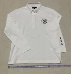 キャロウェイ　ホワイト ボタンダウンシャツ Lサイズ