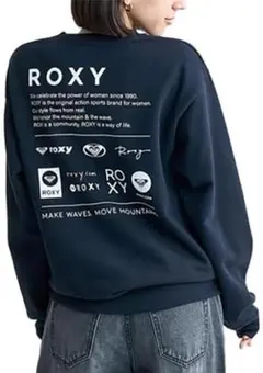 新品タグ付き！24AW 　Sサイズ　ロキシー　プルオーバー　ブラック