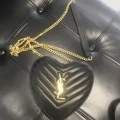 SAINT LAURENT PARIS チェーンショルダーバッグ ラブハートのサムネイル