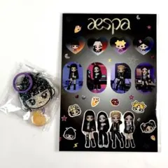aespa カリナ SuperMates限定 グッズ キーリング ステッカー