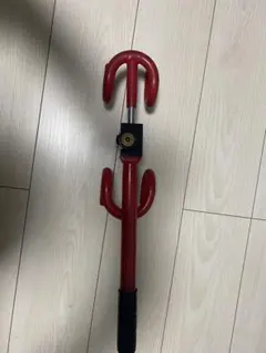 ミニー未使用 トヨタ 純正 ハンドル ステアリング ロック 赤 鍵 付き ミニー様専用未使用 トヨタ 純正 ハンドル ステアリング ロック 赤 鍵