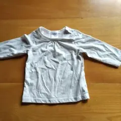 maison de mignon 薄グレー8分袖Tシャツ 90