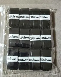 【即日発送】Wilson グリップテープ ブラック 12個パック ウィルソン 黒