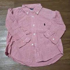 Ralph Lauren 赤チェック シャツ 90