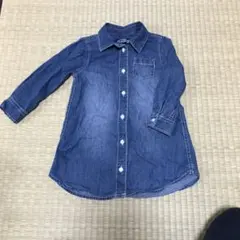 デニムシャツワンピース