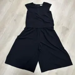 美品 マッキントッシュフィロソフィー オールインワン M 黒 ワンピース