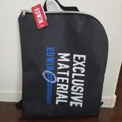 EDWIN リュック ブラック 新品　プールバッグ