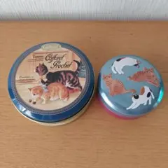 匿名配送　カファレル　カルディ 猫　空き缶