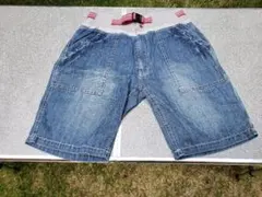 GO SLOW CARAVAN　ハーフパンツ　ブルー　ペインター　ショートパンツのサムネイル