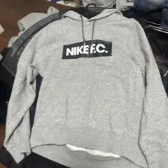 Nike FC グレー フード付きパーカー