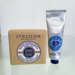 ロクシタン シア ハンドクリーム 30ml、バターソープ 100g