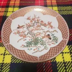 ４０cm大皿 有田焼 秀峰作品 金箔装飾 陶磁器皿 素晴らしいの 一言 40cm大皿 有田焼 秀峰作品 金箔装飾 陶磁器皿 素晴らしいの 一言