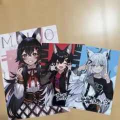 ホロライブ 大神ミオ・白上フブキ クリアファイル 3枚セット