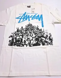 M・美品】STUSSY ビーチ T／白×赤・正規品 - メルカリ