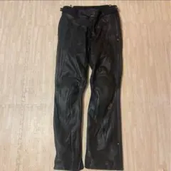 HYOD バイクパンツ M ブラック HYOD ヒョウドウ パンチングメッシュ レザーパンツ ブラック系 M