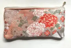 No.362 1点物　帯リメイク　ペンケース　ミニポーチ
