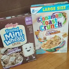 アメリカシリアル　シナモントーストクランチ　mini wheals ミニウィートのサムネイル