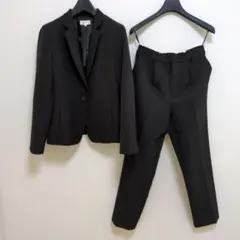 【美品】AEONフォーマル スーツセット ジャケットとパンツ　ブラック11号