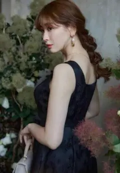 Herlipto Classic Floral Jacquard Dress