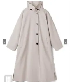 スタンドカラーフェイクウールコート ベージュ k9048x grl